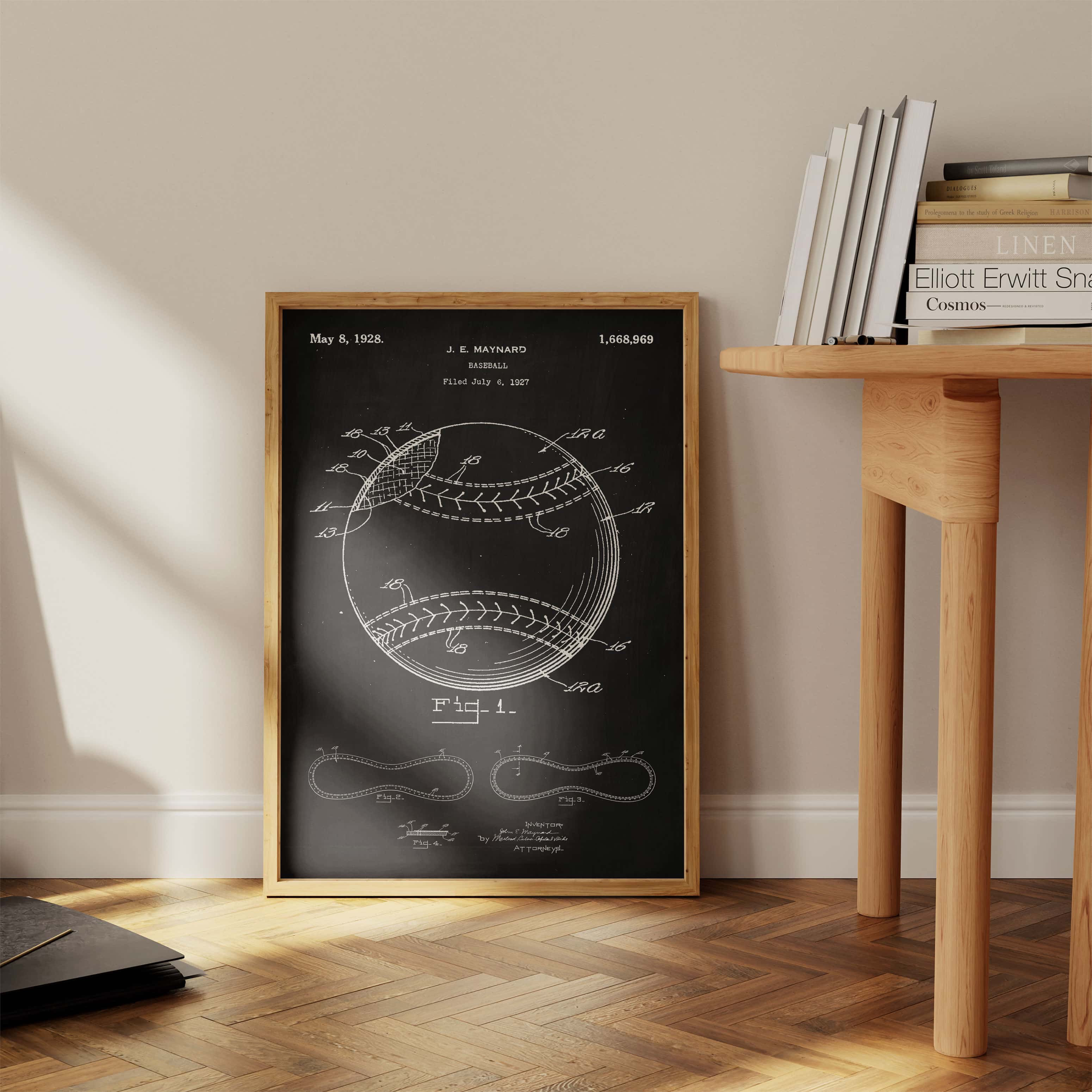 Printable Download: Vintage Baseball Patents Set - Image 6