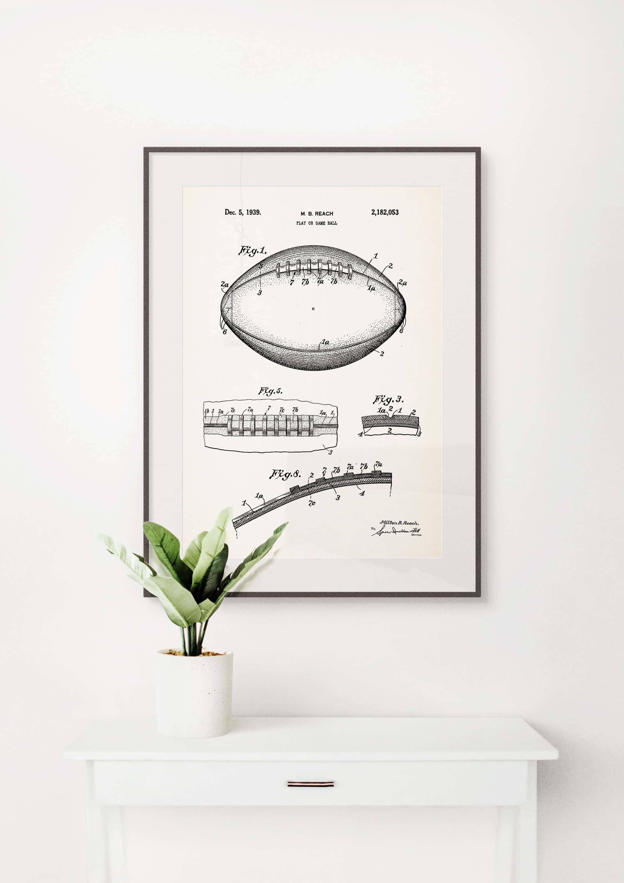Printable Download: Vintage Football Patents Set - Image 10