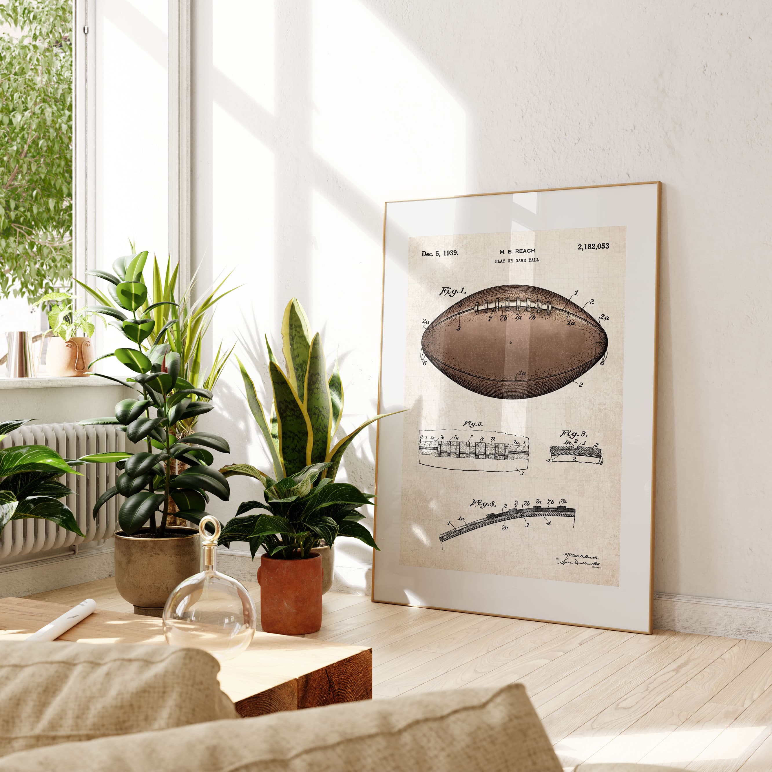 Printable Download: Vintage Football Patents Set - Image 7