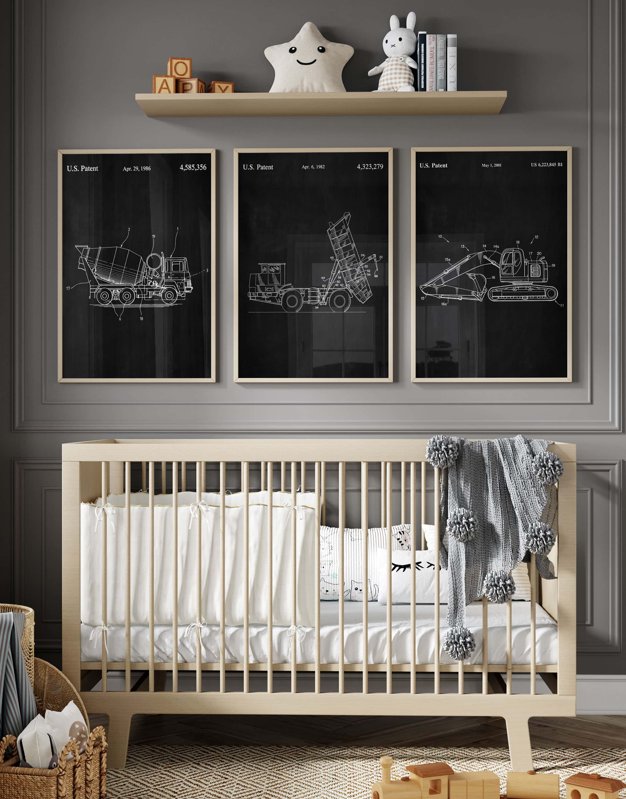 Printable Download: Construction Dump Truck Patent - Image 11