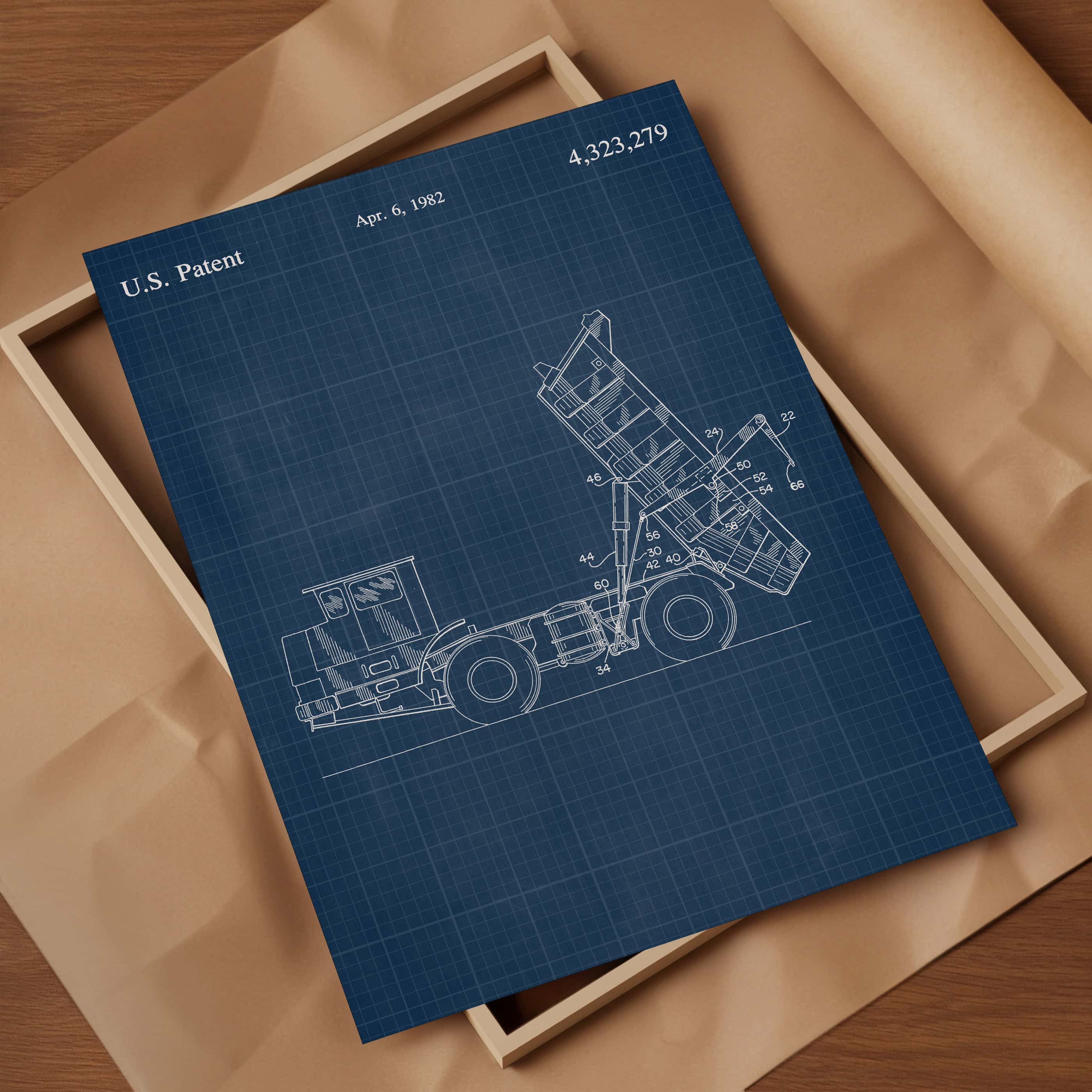 Printable Download: Construction Dump Truck Patent - Image 15