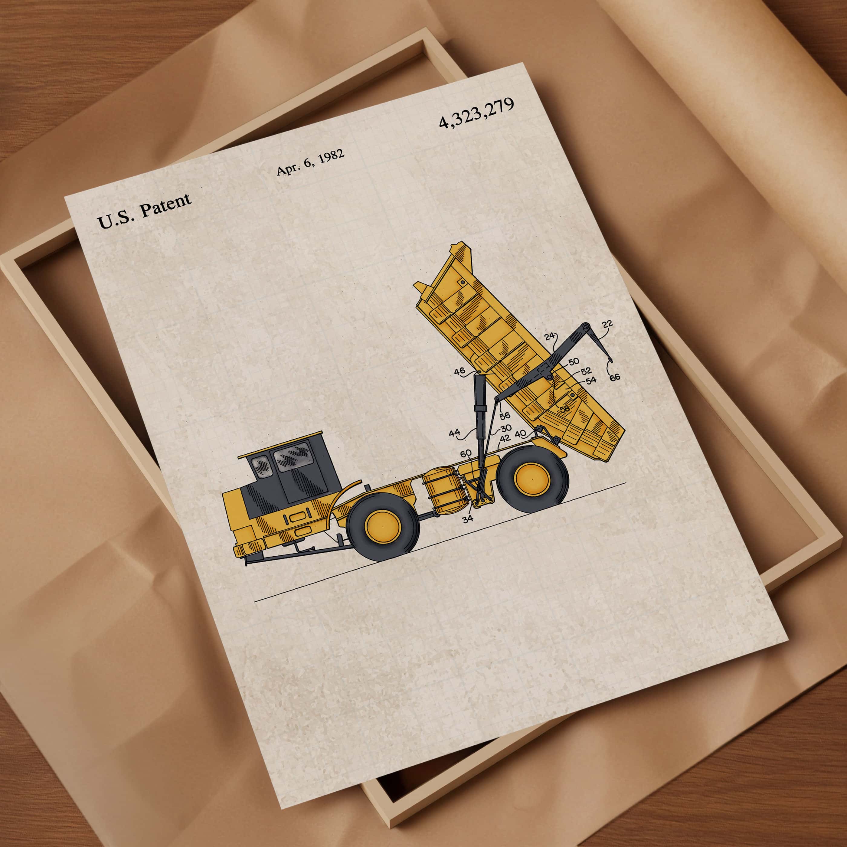 Printable Download: Construction Dump Truck Patent - Image 18