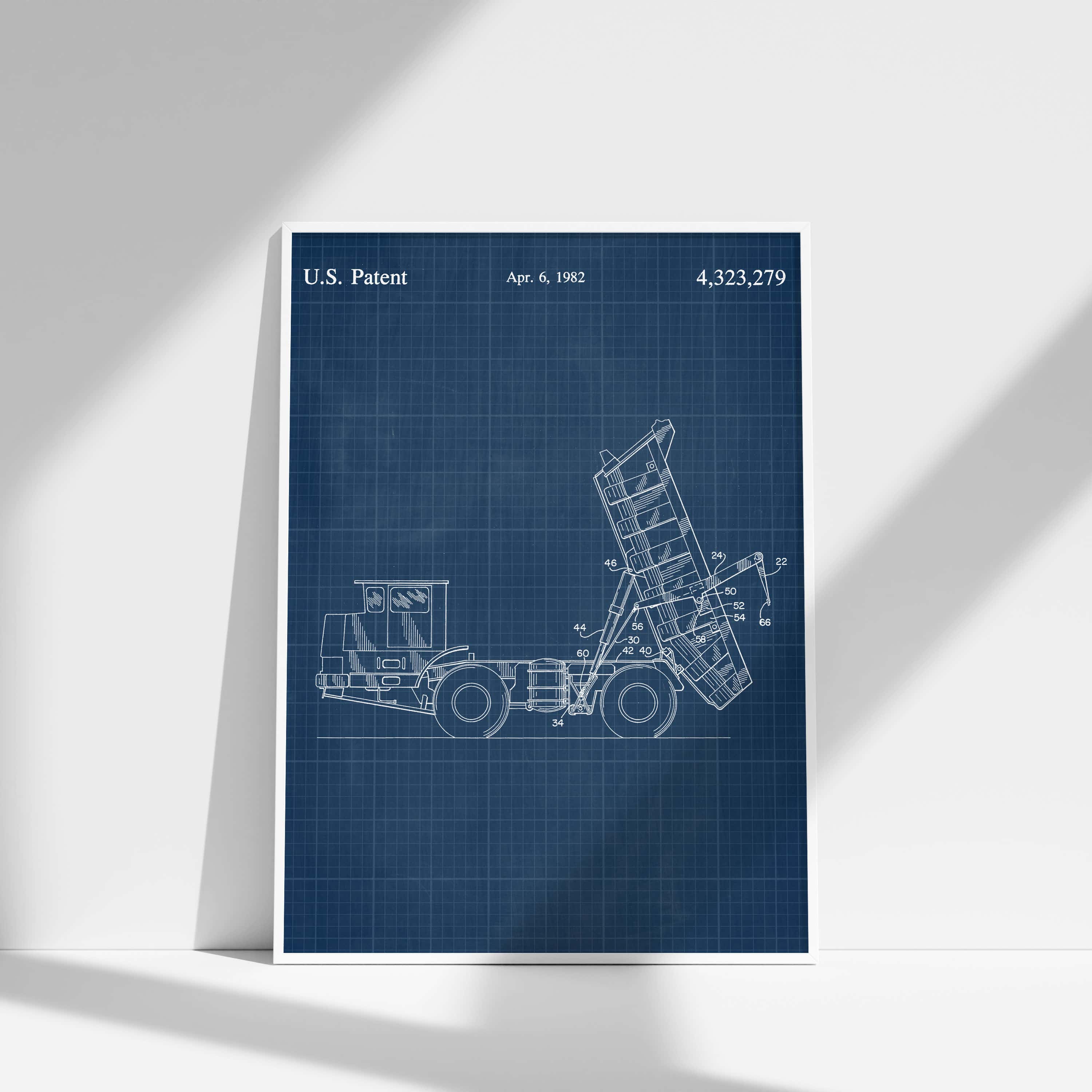 Printable Download: Construction Dump Truck Patent - Image 4