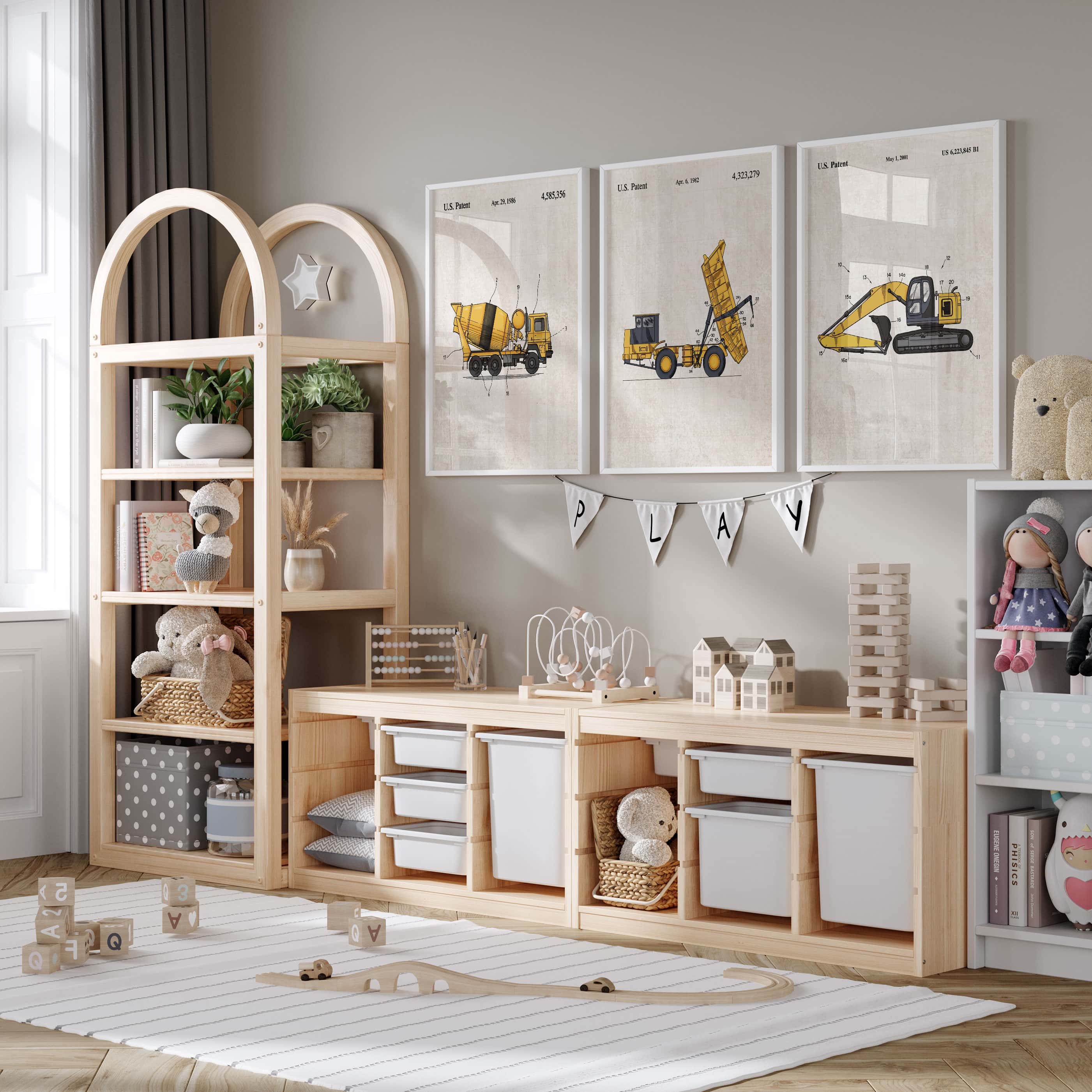 Printable Download: Construction Dump Truck Patent - Image 6