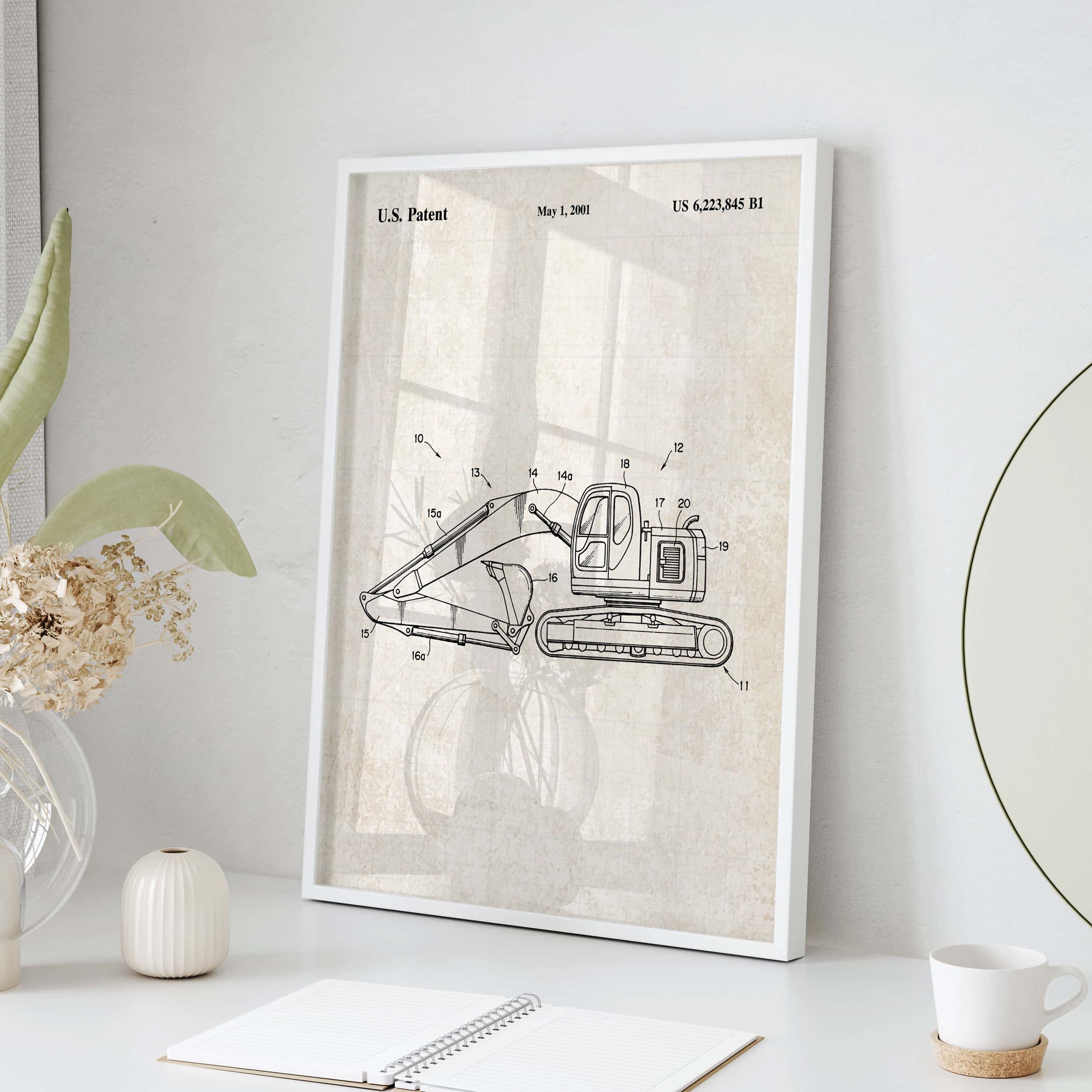 Printable Download: Construction Excavator Patent - Image 12