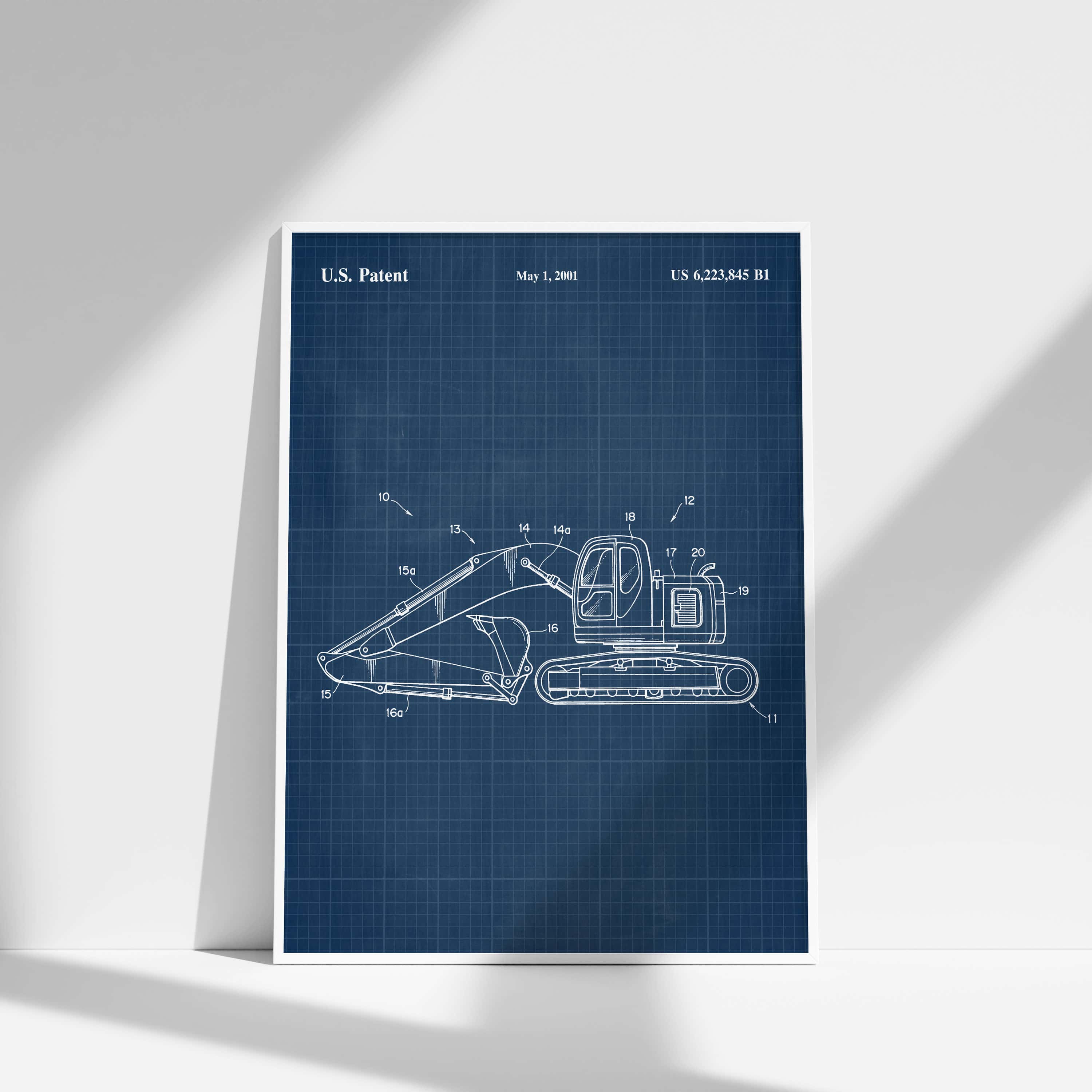 Printable Download: Construction Excavator Patent - Image 13