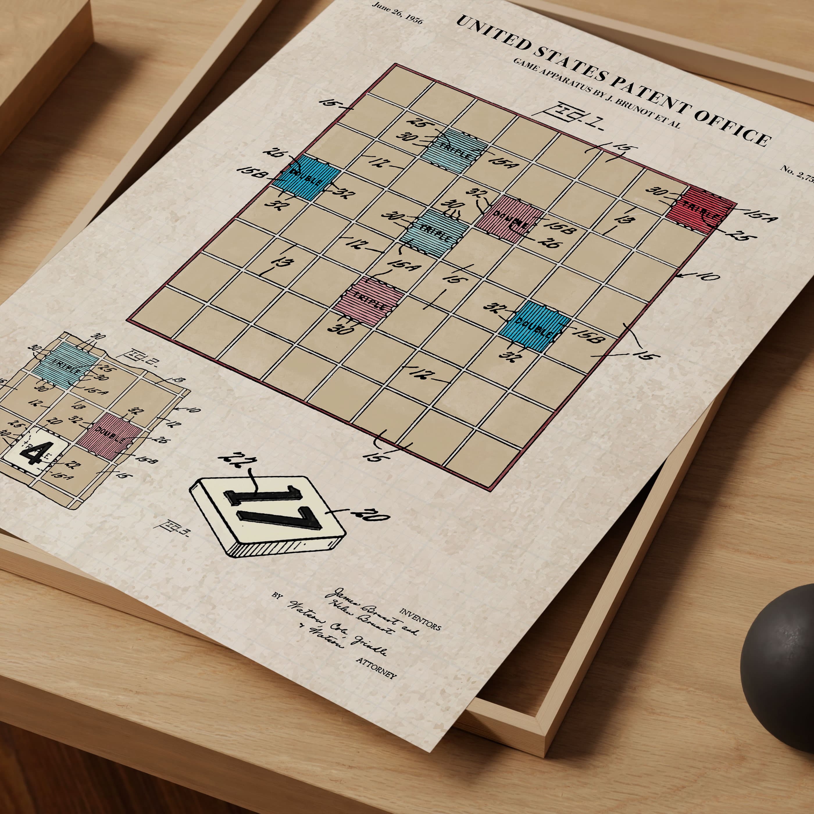 Printable Download: Scrabble Patent - Image 4