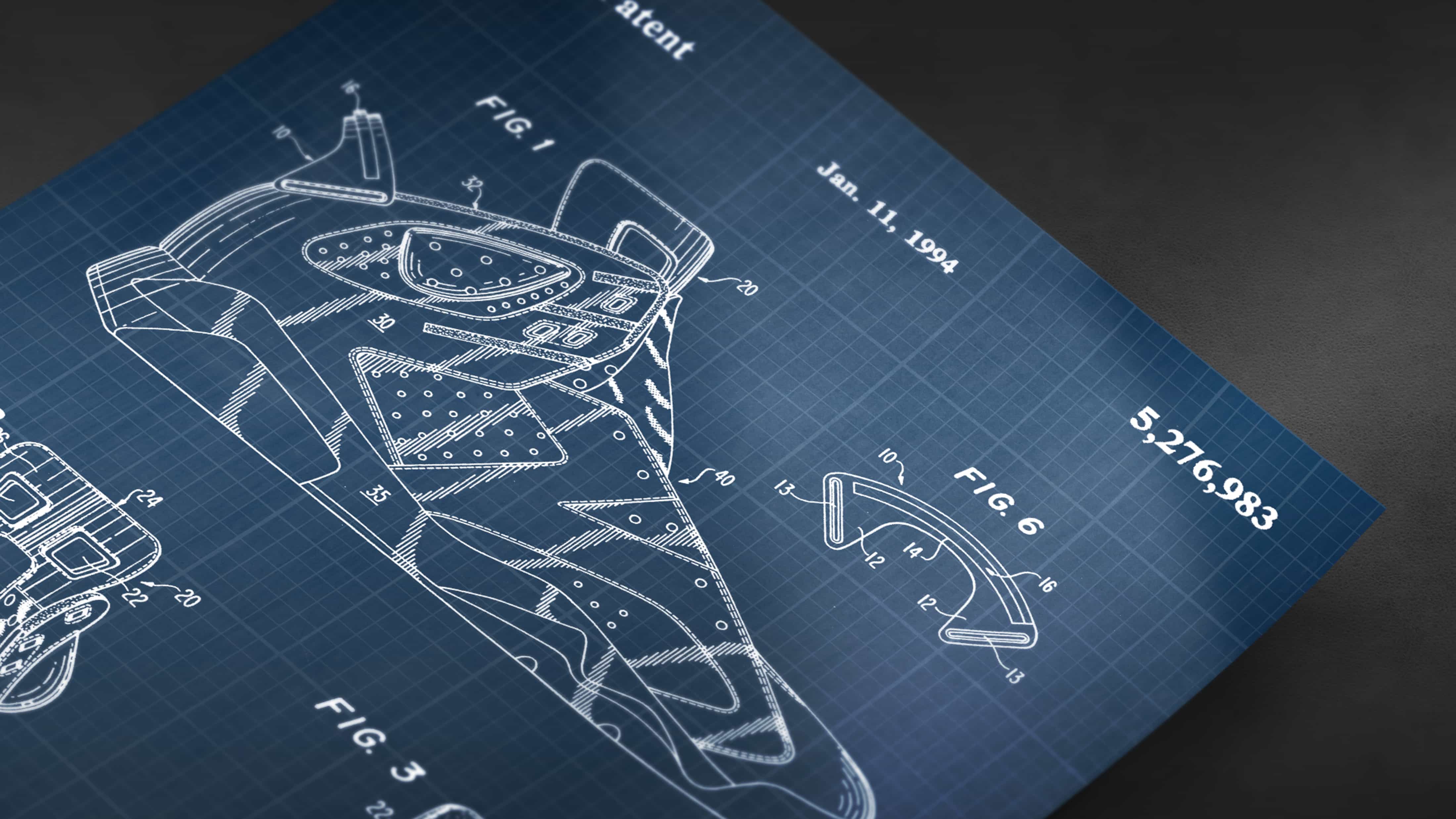 Printable Download: Vintage Basketball Patents Set - Image 10