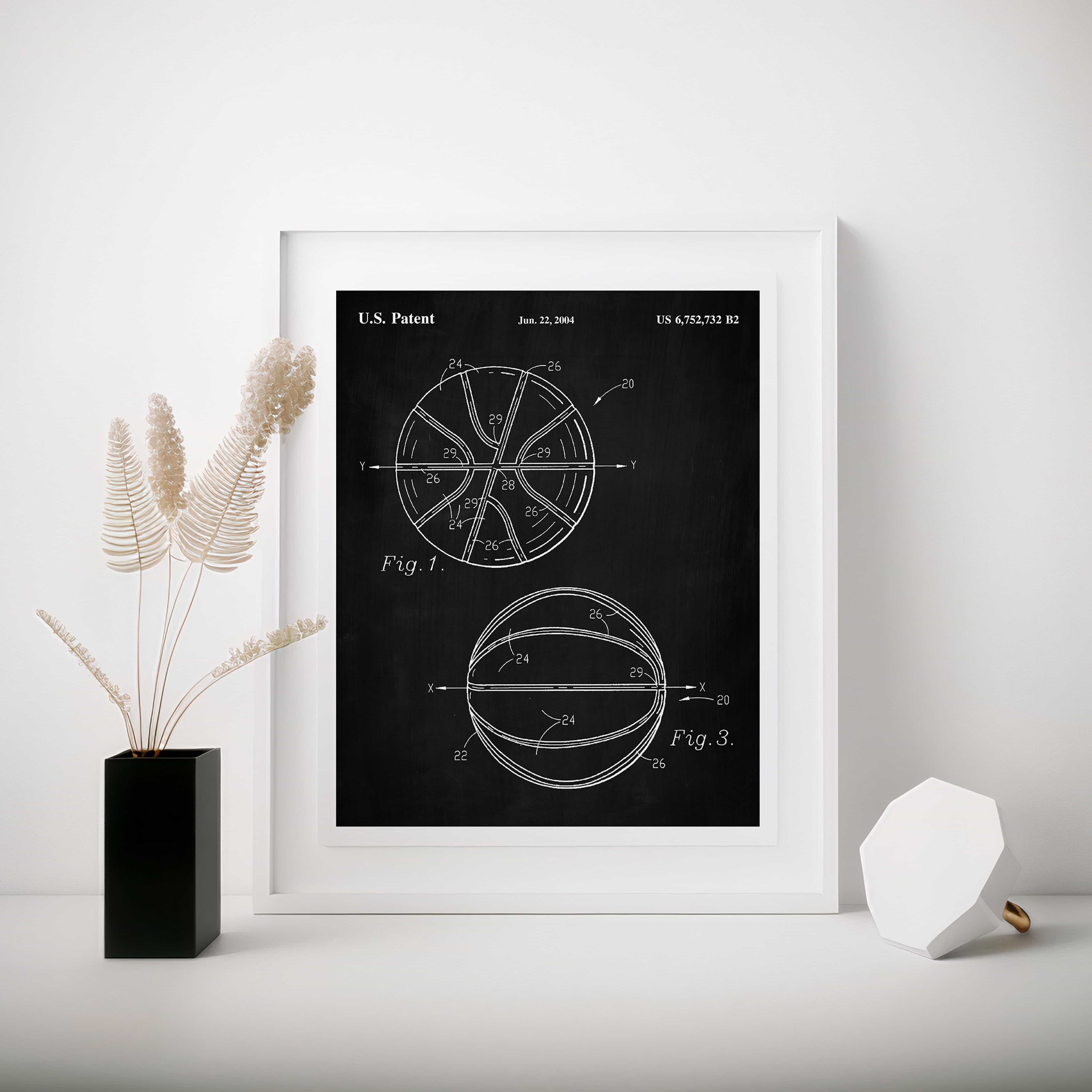 Printable Download: Vintage Basketball Patents Set - Image 13