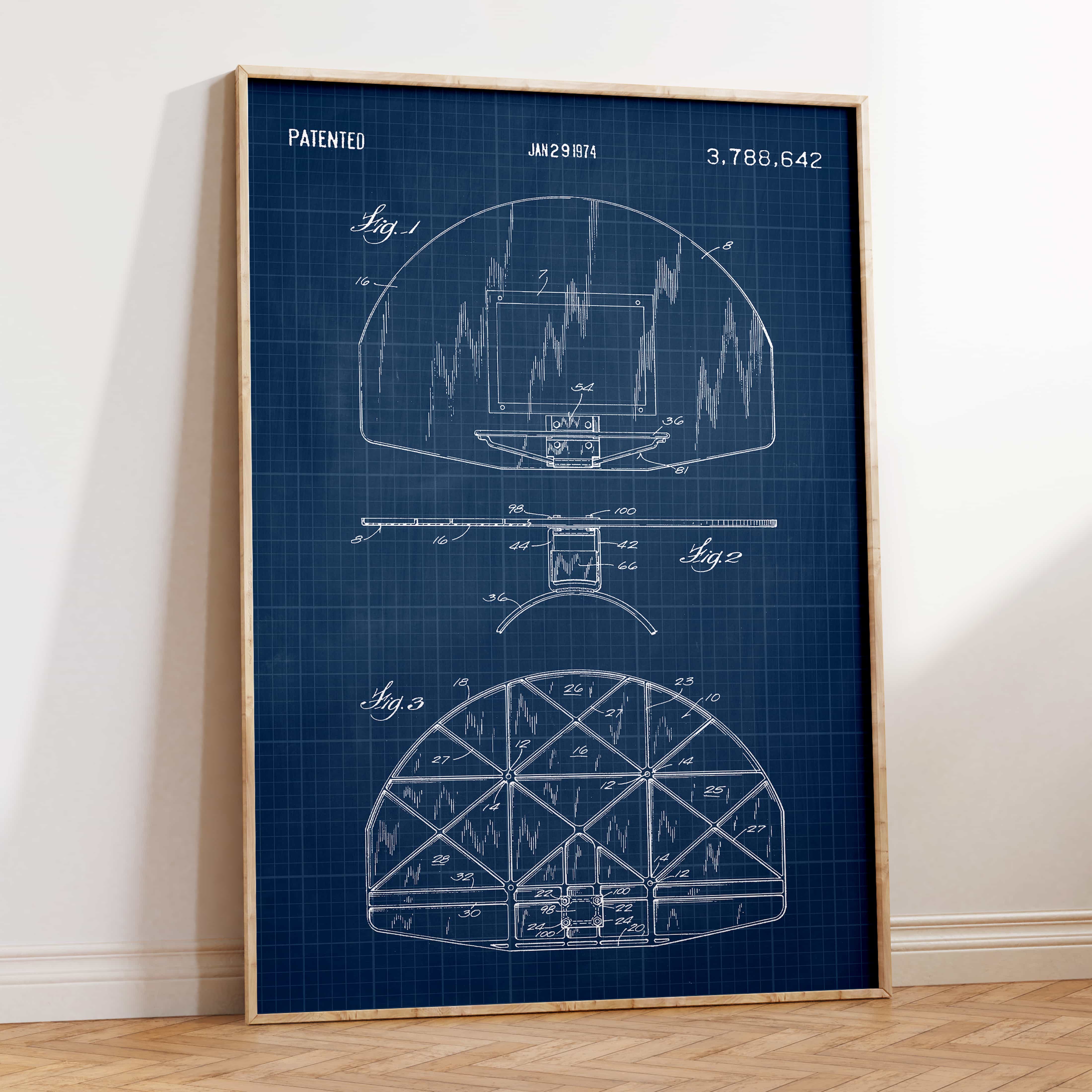 Printable Download: Vintage Basketball Patents Set - Image 14