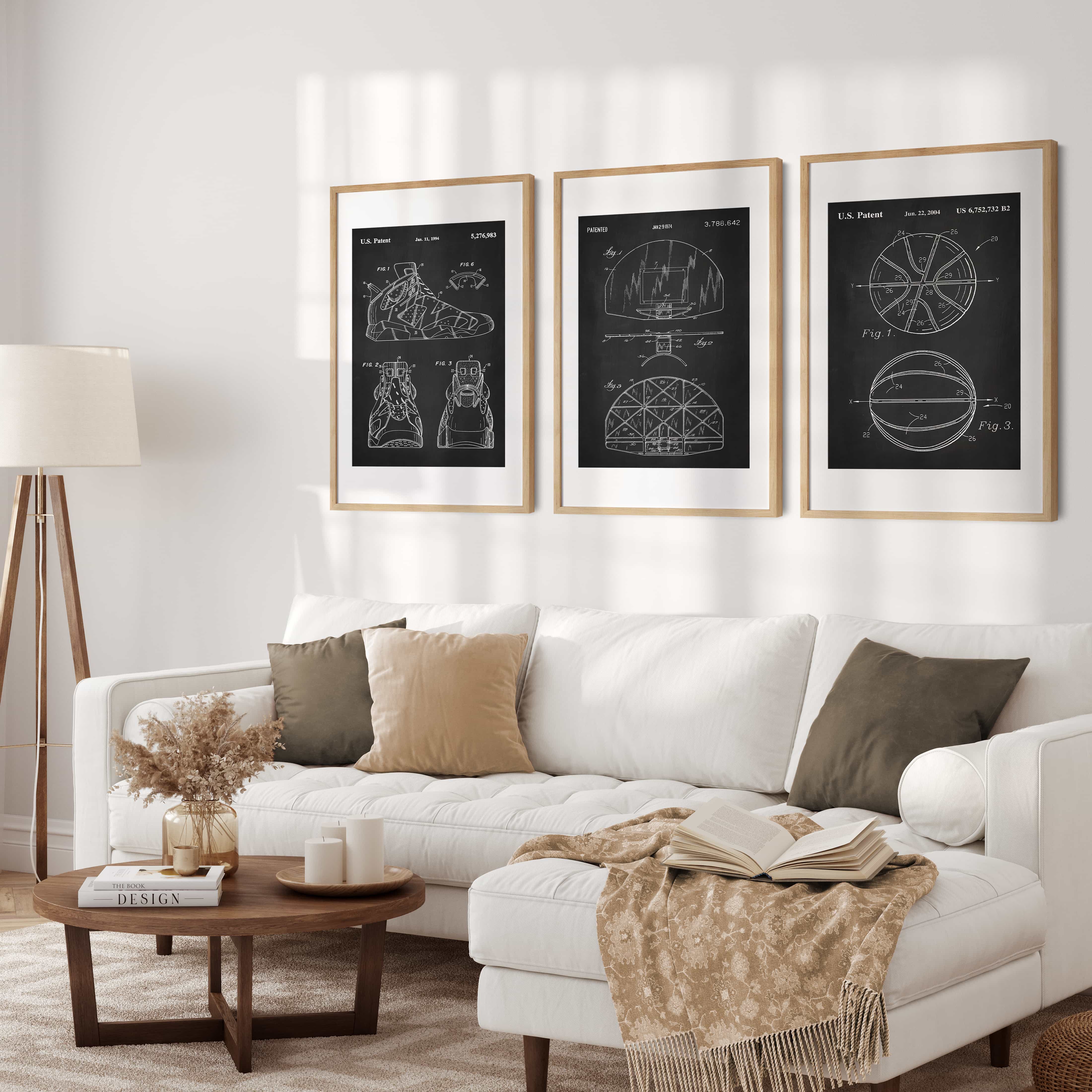 Printable Download: Vintage Basketball Patents Set - Image 3