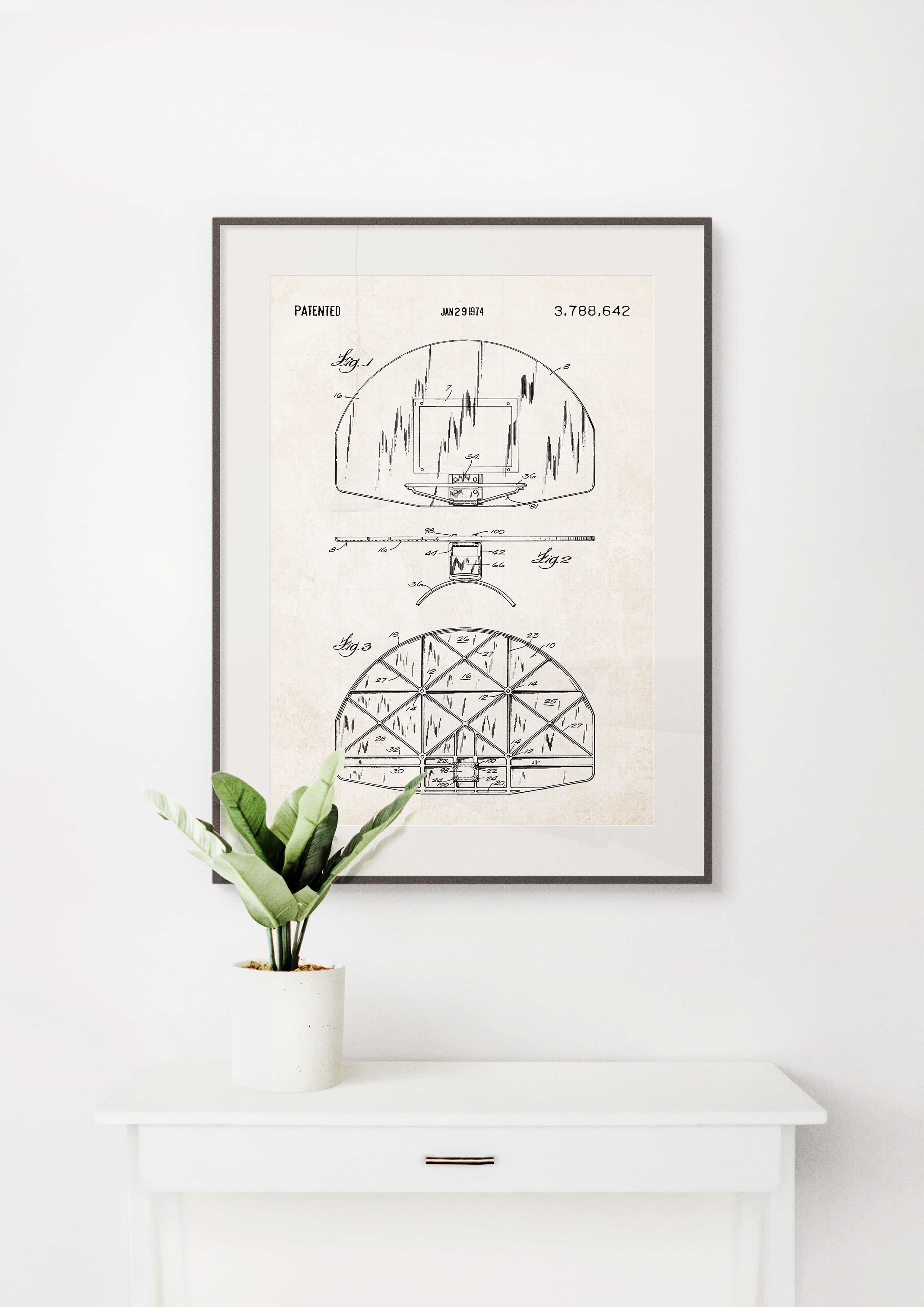 Printable Download: Vintage Basketball Patents Set - Image 5