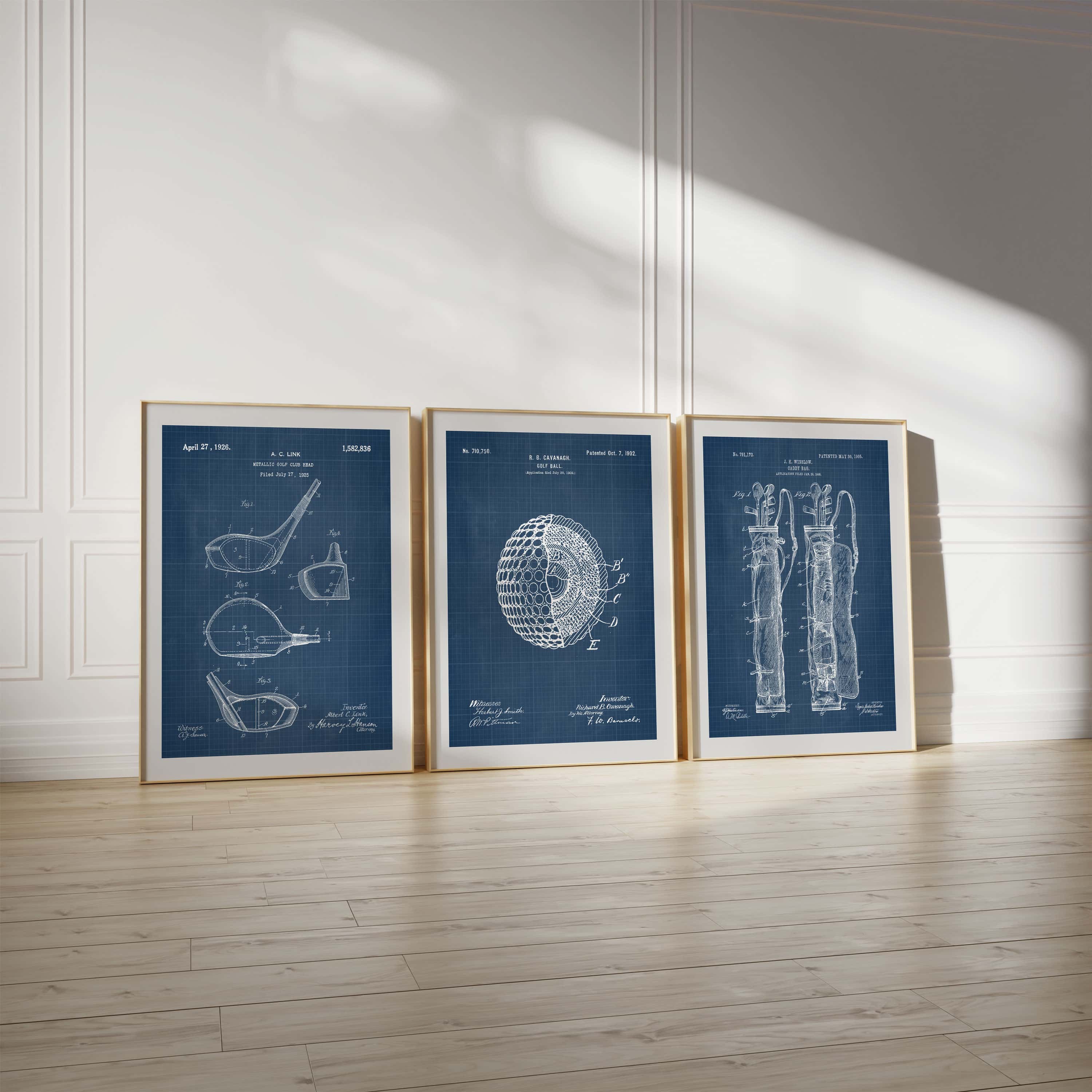 Printable Download: Vintage Golf Patents Set - Image 3