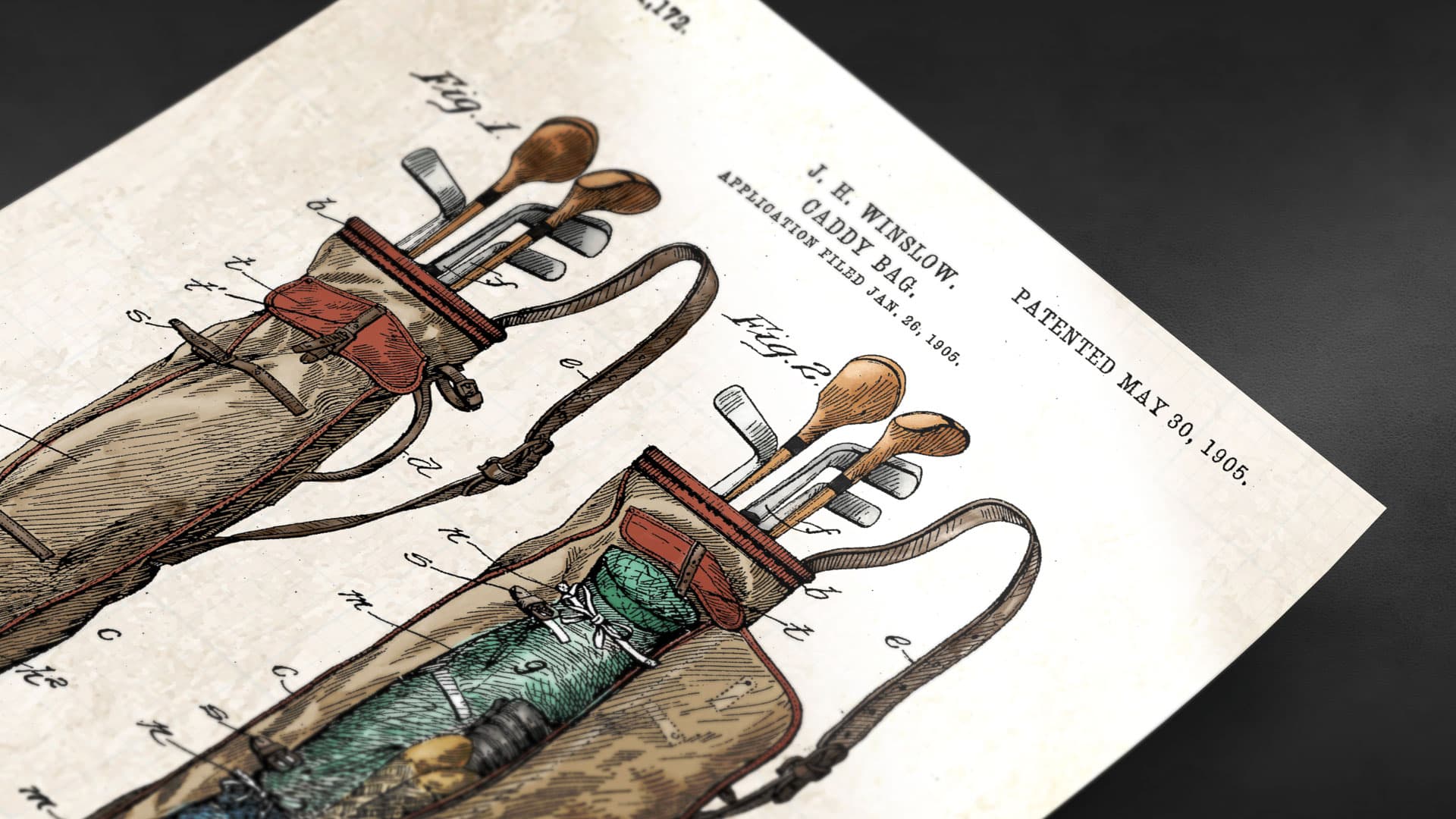 Printable Download: Vintage Golf Patents Set - Image 9
