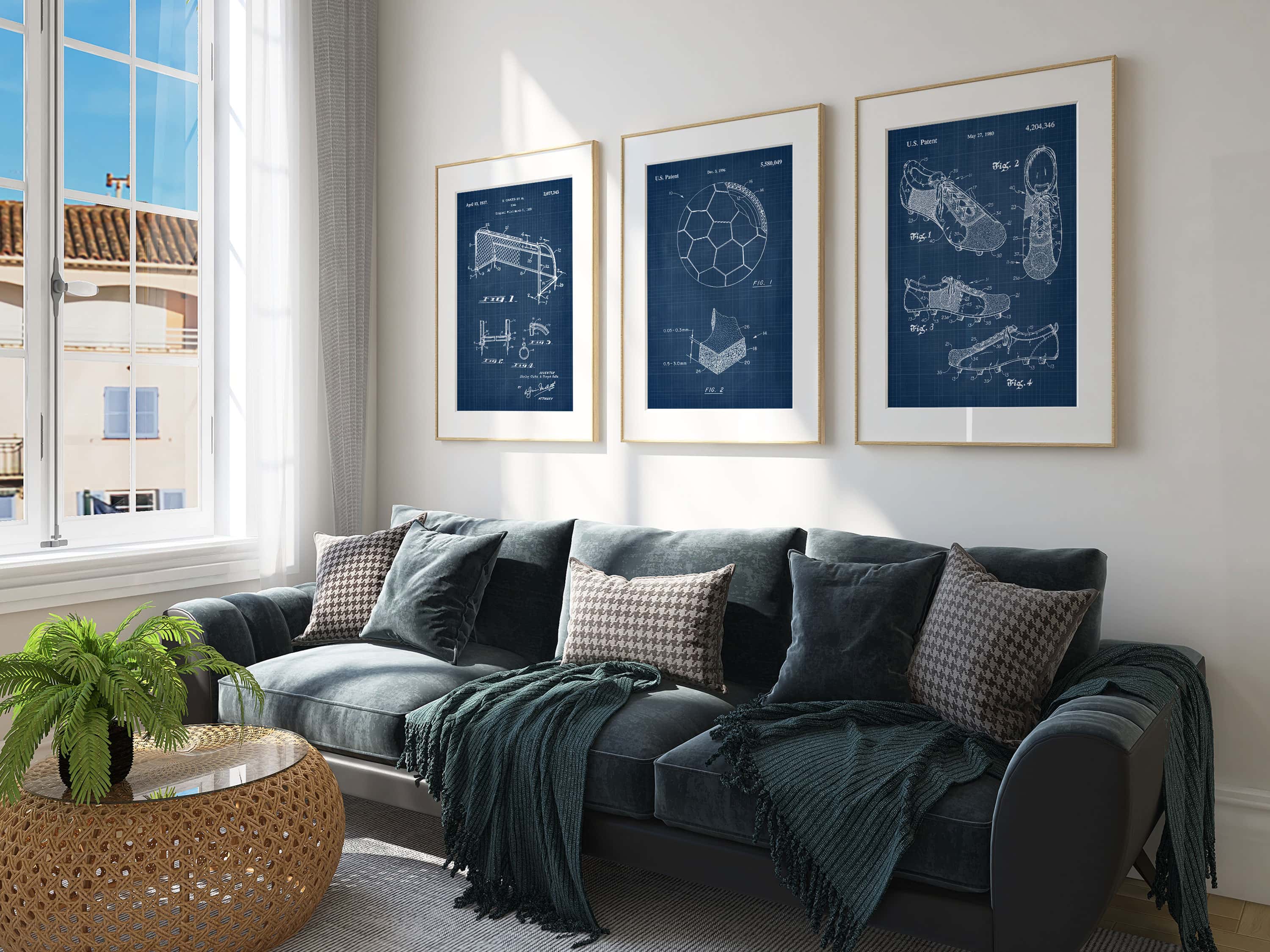 Printable Download: Vintage Soccer Patents Set - Image 3