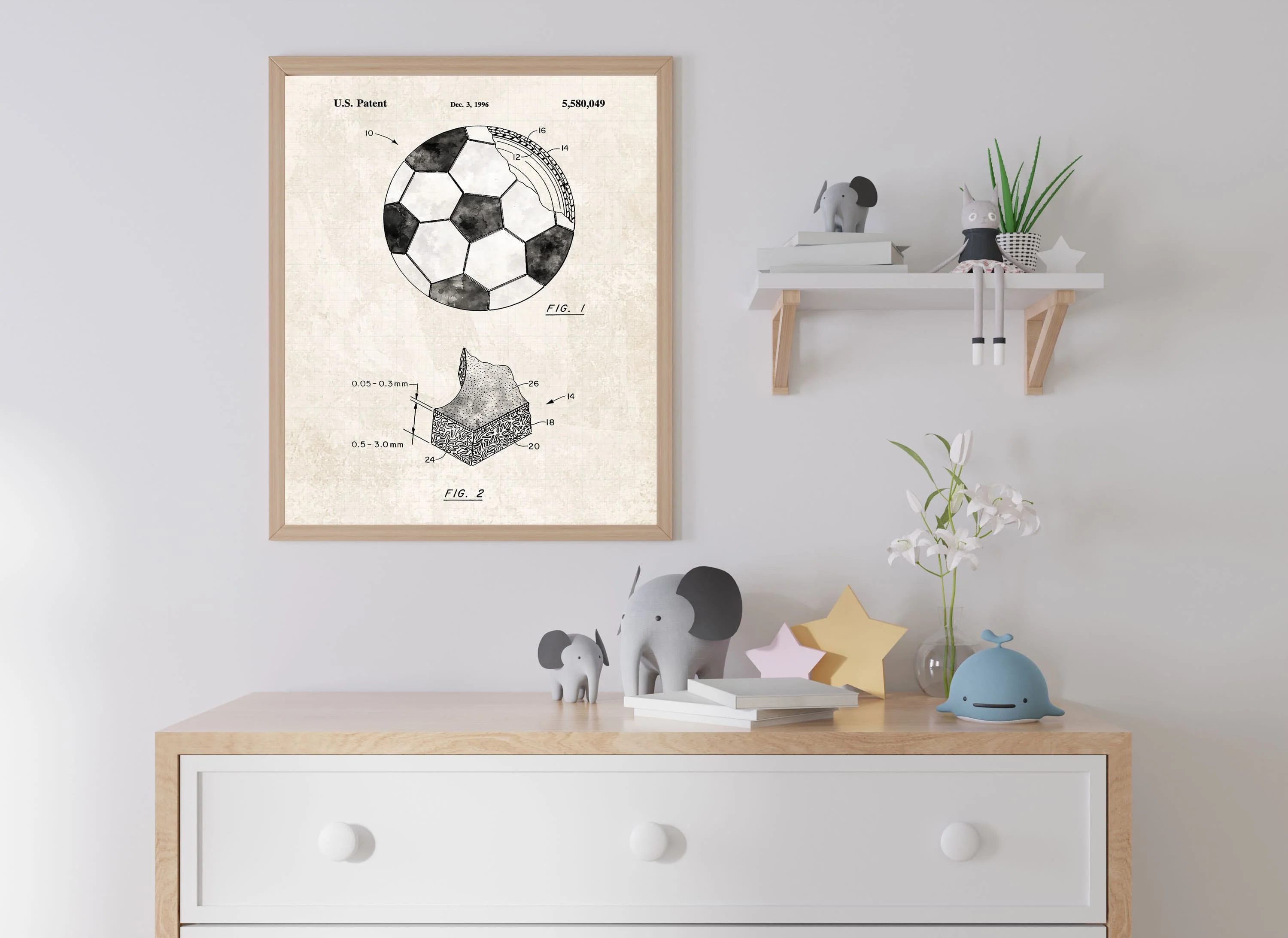 Printable Download: Vintage Soccer Patents Set - Image 4