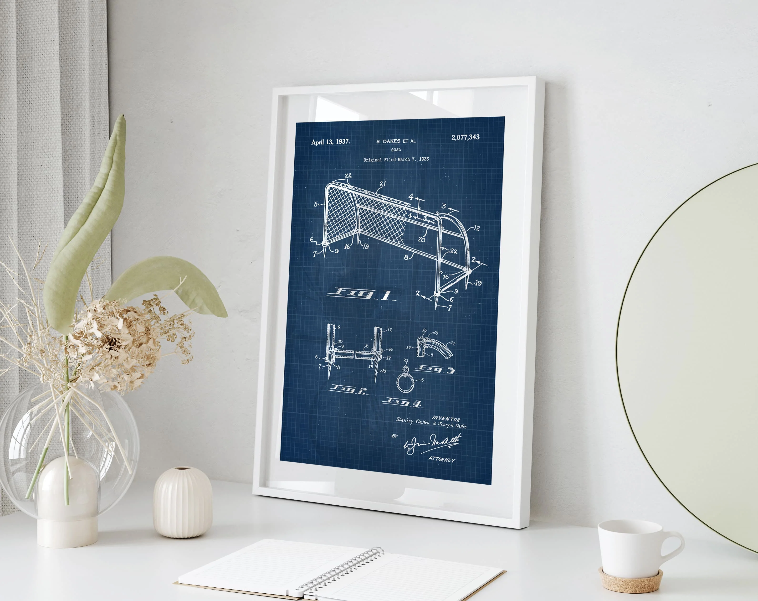 Printable Download: Vintage Soccer Patents Set - Image 9