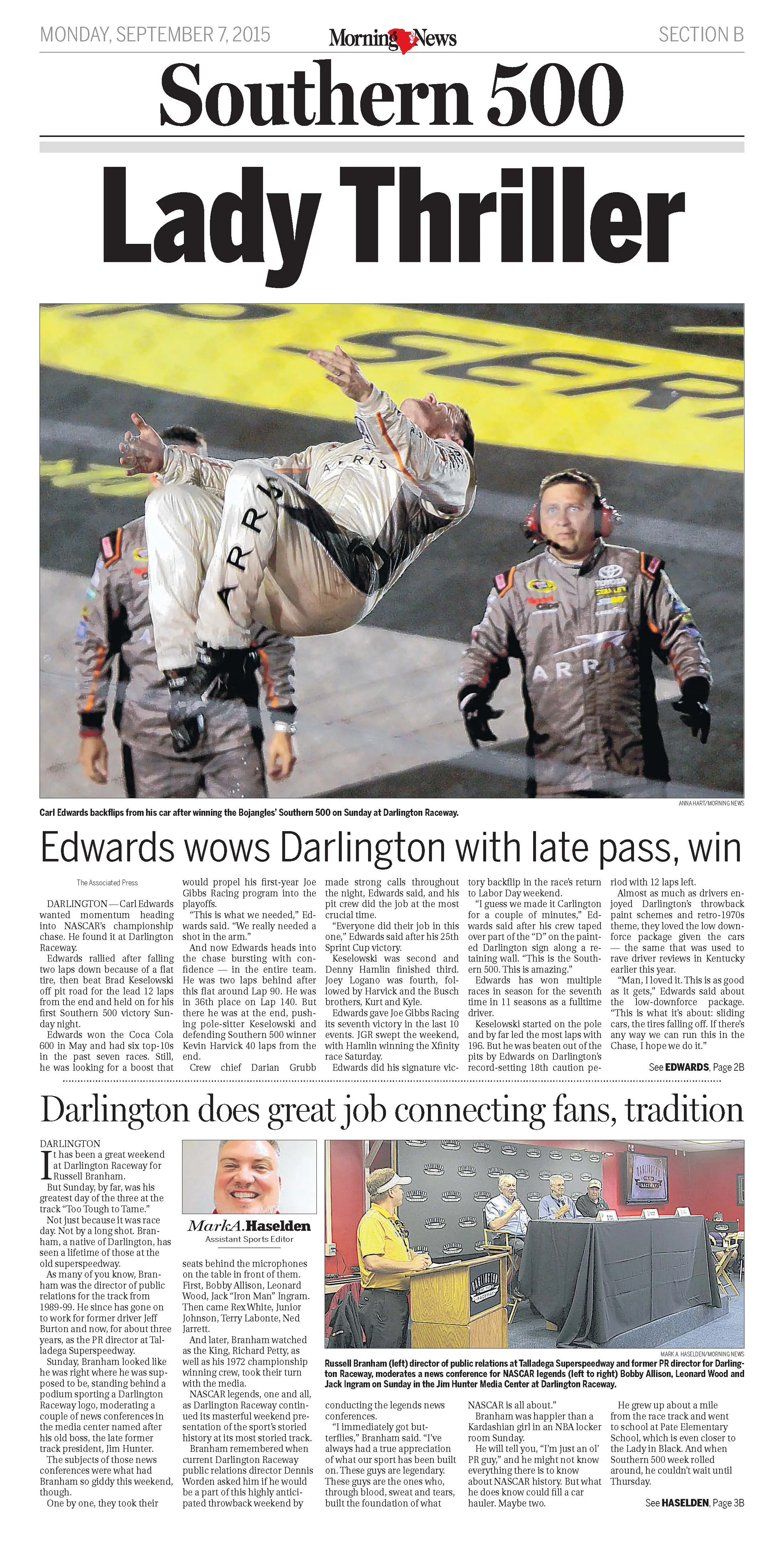 Southern 500: 70 Years of Thrills and Chills, Drama and Dents at Darlington Raceway - Image 10