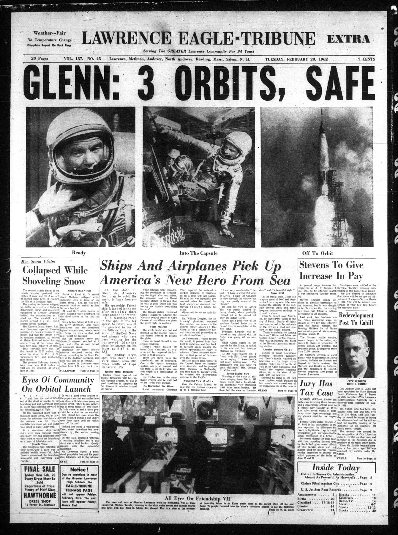 The Eagle-Tribune: Historic Front Pages - 1867-2013 - Image 5