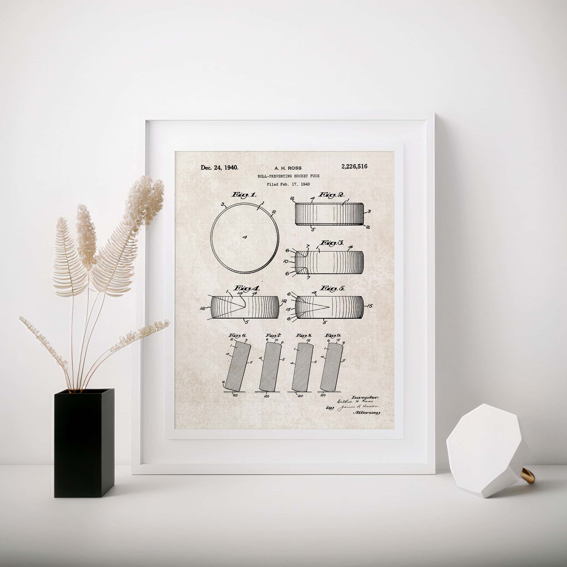 Printable Download: Vintage Hockey Patents Set - Image 8